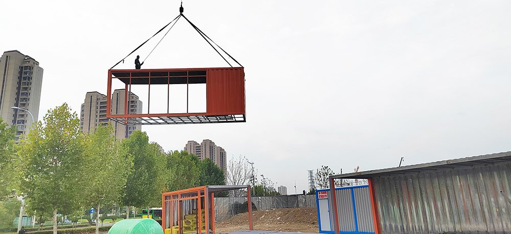 鼎建璟陽(yáng)里集裝箱售樓部城市展廳設(shè)計(jì)施工
